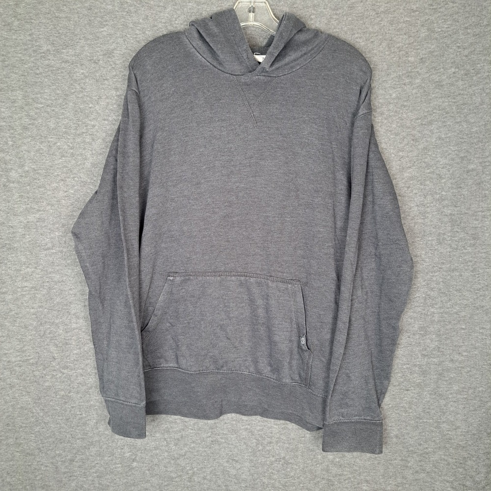 Threads 4 Thought Men Large Dark Gray Sustainable Pullover Hoodie